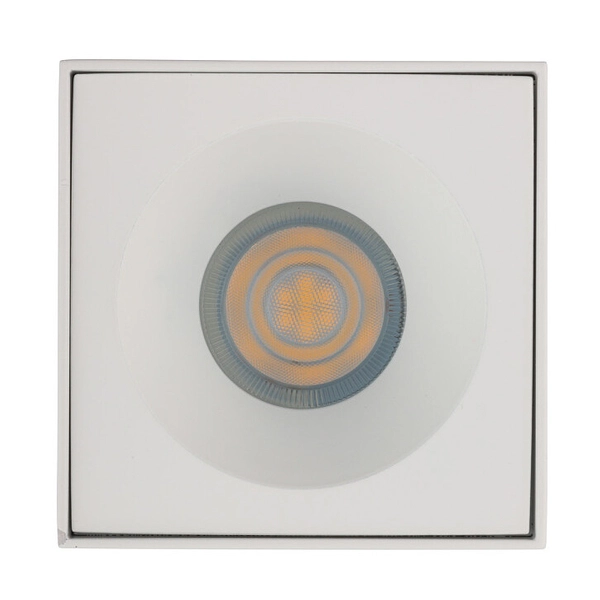 Prostokątna lampa sufitowa BRAVO 8364 biały downlight biurowy