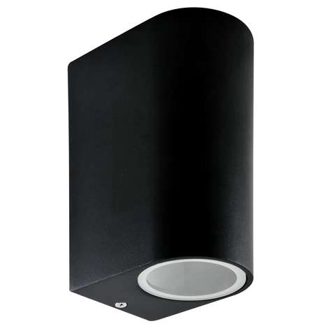 Ogrodowa LAMPA elewacyjna BOSTON 303356 Polux zewnętrzna OPRAWA metalowy KINKIET ścienny na taras IP44 outdoor czarny