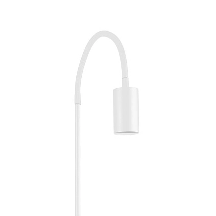 Podłogowa lampa stojąca Eye 8934 regulowana z włącznikiem biała