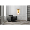 Lampa ścienna glamour Estro MSE010100266 Moosee szklana przezroczysta złota