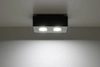 Downlight LAMPA sufitowa SL.0071 prostokątna OPRAWA metalowa czarna