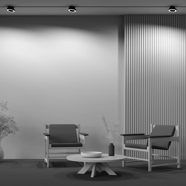 Szynowa lampa sufitowa 1-faz ścieżka świetlna Rim TR044-1-12W3K-B LED 12W 3000K czarna