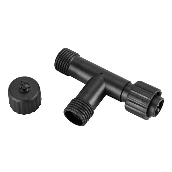 Łącznik-T 1 wejście 2 wyjścia Unite 108645 Markslojd IP44 zewnętrzy czarny