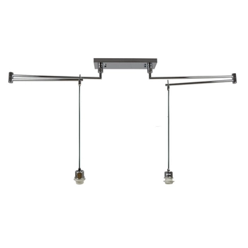 Podwójny stelaż do lampy wiszącej Natalia AZ1923 Azzardo metalowy chrom