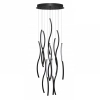 Nowoczesna lampa wisząca FLOW AZ6817 LED 180W 3000K ściemnialna czarna