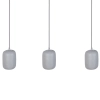 Ceramiczna lampa nad stół Olo 3 41415 do jadalni kule szary