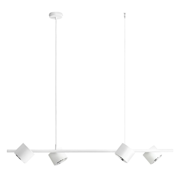 Regulowana lampa wisząca BOT 1046L Aldex reflektorki na listwie