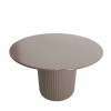 Beżowy stół jadalniany CREOLE MM0015001100366 drewno metal 120cm