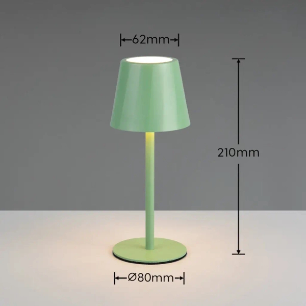 Nocna lampa dotykowa DIAZ R55961149 LED 1,6W 2700-6500K IP44 zielony