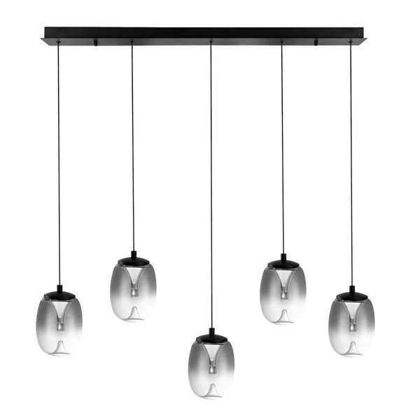 Wisząca lampa nad stół PAMELA AZ6269 LED 25W 3000K przydymiona czarna