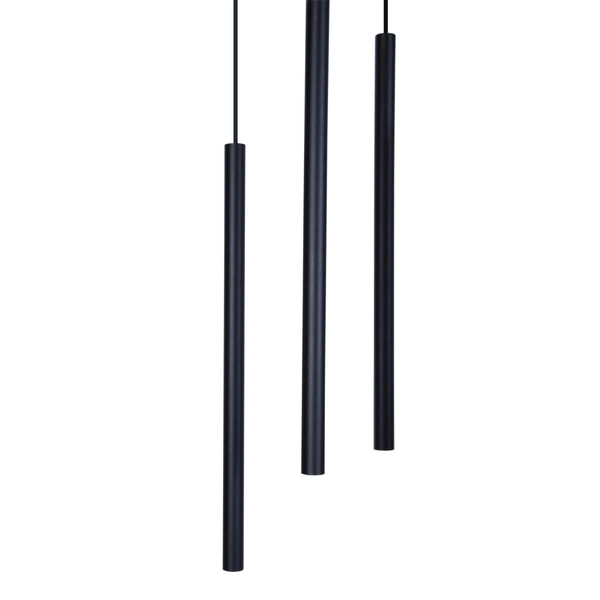 Kaskada lampa wisząca Gelato K-4862 Kaja nad łóżko do sypialni czarna