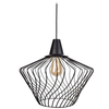 LAMPA wisząca WAVE S 8858 Nowodvorski metalowa OPRAWA industrialny ZWIS druciana klatka czarna