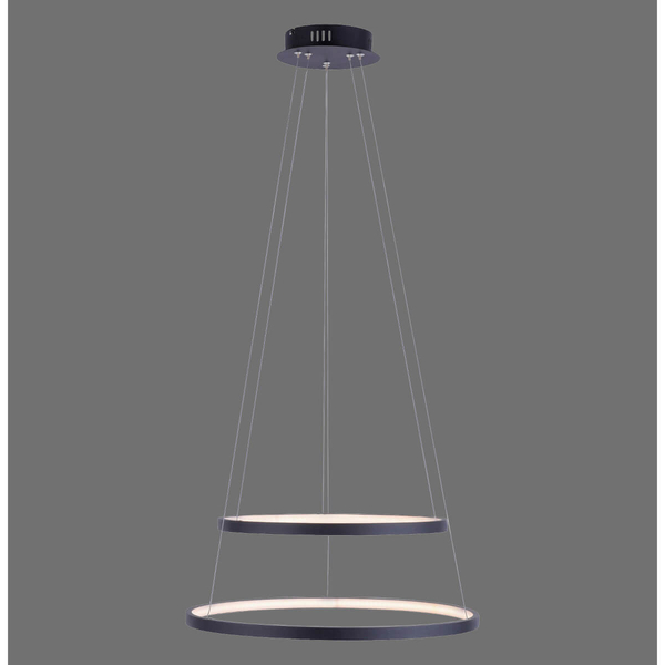 Podwójna lampa zawieszana Circle 11525-13 Just Light LED 46W 3000K antracyt