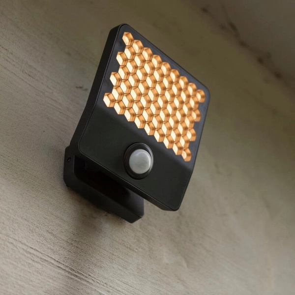 Elewacyjna lampa czujnik PIR ATLANTIS 7801604118 LED 24W 4000K IP54 szara