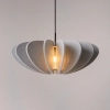Nowoczesna lampa wisząca Cambio MOD398PL-01GR1 nad wyspę szara