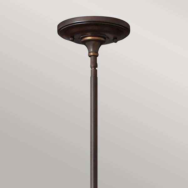 Lampa wisząca nad stół Mayflower HK-MAYFLOWER-P-B Hinkley stary brąz