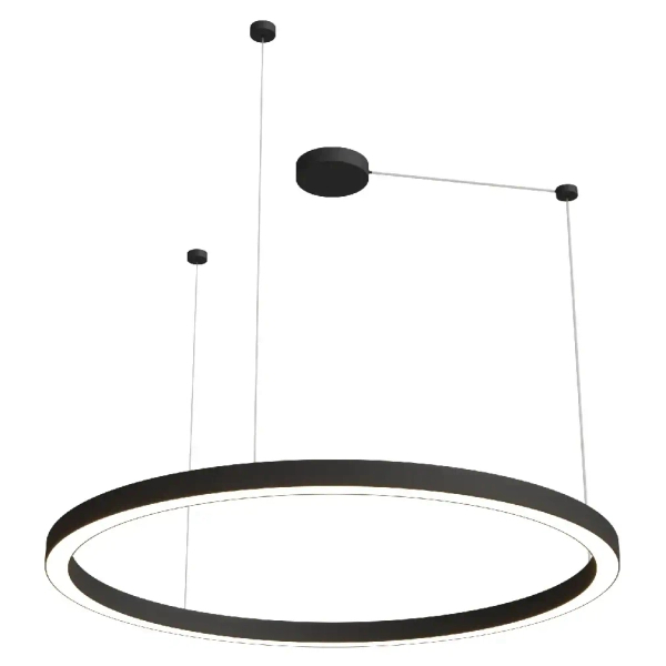Nowoczesny żyrandol Aurum L PL0116-130-CCT-BK LED 55W CCT czarny