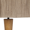 Podłogowa lampa drewniana TOBA 467200130 boho z wtyczką brązowa