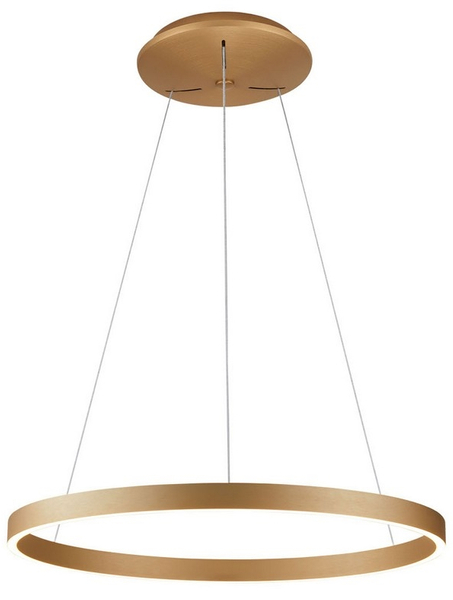 Zwisowa ledowa lampa Andrea AZ5099 50W 3000K ring złota