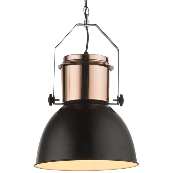 Lampa wisząca KUTUM 15282 Globo industrialna na łańcuchu czarna