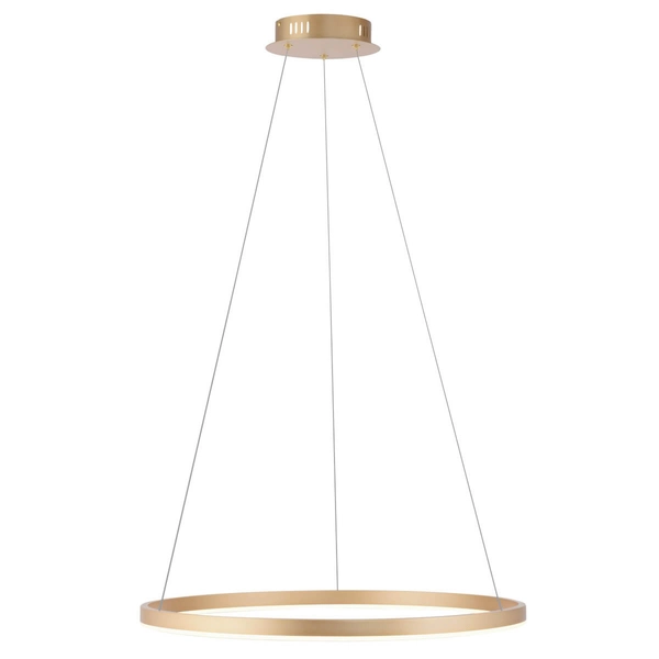 Zawieszana lampa RITUS 15394-60 Just Light LED 31,5W 3000K koło mosiądz