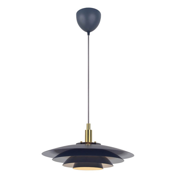 Wisząca lampa nad stół Bretagne 39489910 do jadalni szary