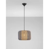 Boho lampa wisząca nad stół BELUNCA LE45351 sznurkowa beżowa czarna