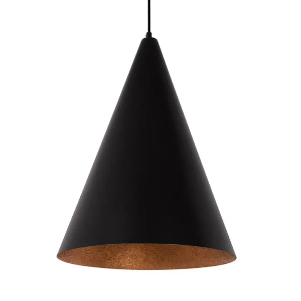 Lampa jadalniana zwis VESUVIO 41041 kompozyt minelany czarny miedziany