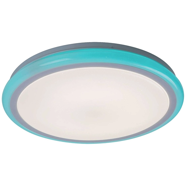 Plafon LAMPA sufitowa LEONIE 1510 Rabalux okrągła OPRAWA z efektem gwiazd LED 24W 3000-6500K z pilotem biała