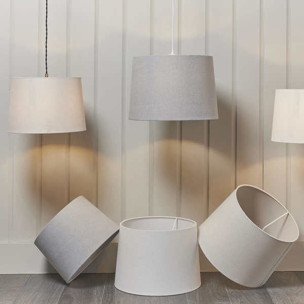 Materiałowy klosz Mia 79642 Endon abażur do lampy beżowy OUTLET