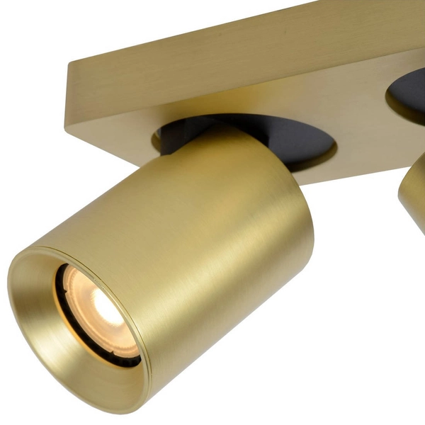 Regulowana LAMPA sufitowa NIGEL 09929/10/02 Lucide metalowa OPRAWA plafoniera reflektorki złote