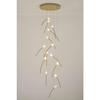 Sypialniana lampa wisząca Tulippe MSE1501100171 Moosee tulipany złote