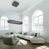 Lampa wisząca opuszczana góra-dół Q-STRETTO czarna 2688-18 2x76W 2200-5000K CCT
