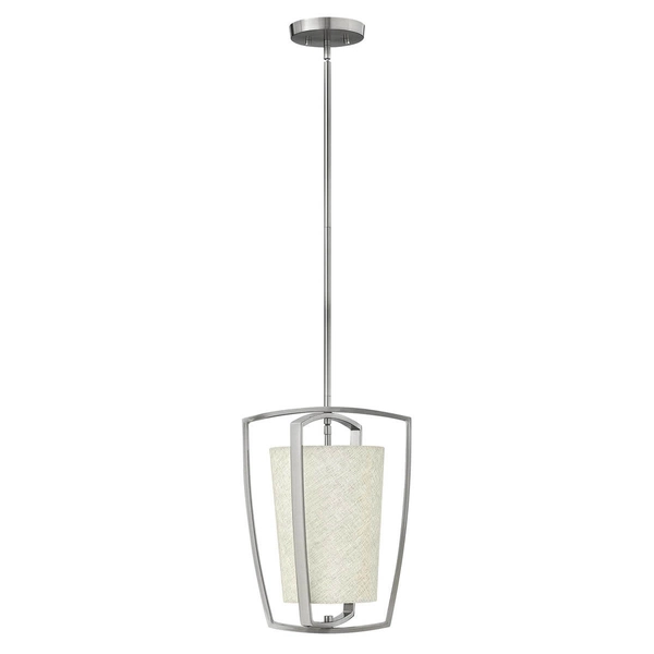 Wisząca lampa metalowa Blakely HK-BLAKELY-P-BN Hinkley nikiel