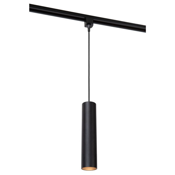 Lampa zwisająca Track 09955/01/30 Lucide do szyn ściemniana czarna