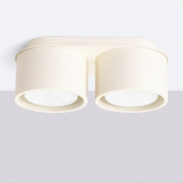 Podwójna lampa sufitowa MODO beżowa SL.2443 2xGx53 tubki