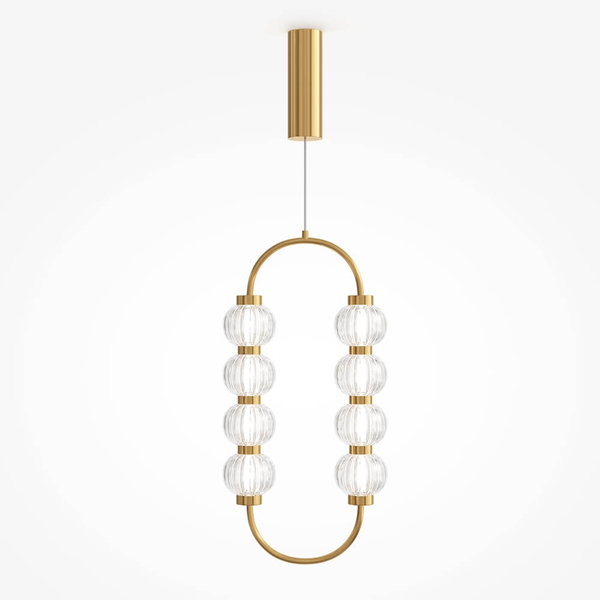 Lampa zwieszana Amulet MOD555PL-L11G3K LED 16W 3000K złoty przezroczysty