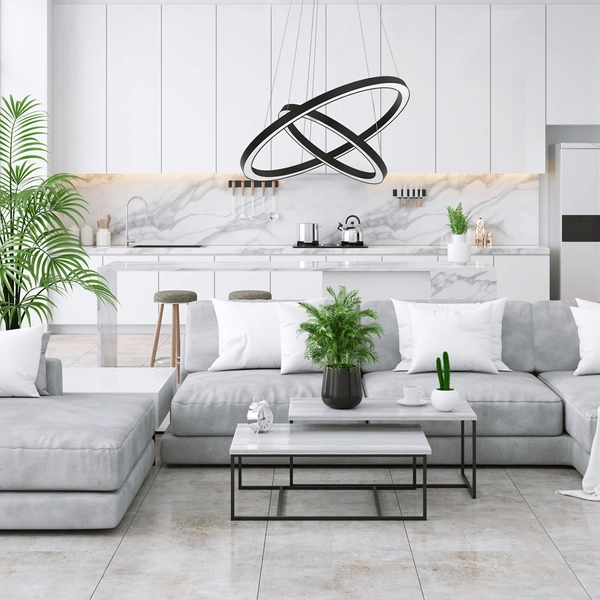 Wisząca lampa Galaxia ML8422 LED 46W nowoczesna czarna