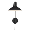 Lampa ścienna Darci 2120551003 DFTP do kuchni metalowa czarna