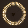 Kryształowa lampa wisząca Allisia MSE010100352 Moosee LED 43W 3000K złota