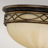 Plafon LAMPA sufitowa DRAWING ROOM FE-DRAWING-ROOM-FB Elstead FEISS klasyczna OPRAWA półokrągła natynkowa beżowa czarna