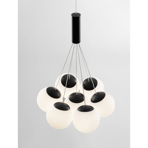 Wisząca lampa loftowa Abala LE43309 LED 49W 3000K czarna biała