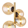 Stojąca lampa Riha 56135-4T LED 3,5W 3000K stołowa czarna bursztynowa