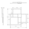 Sufitowa lampa HYDRA 676240431 Trio LED 38W 4000K geometryczna biała