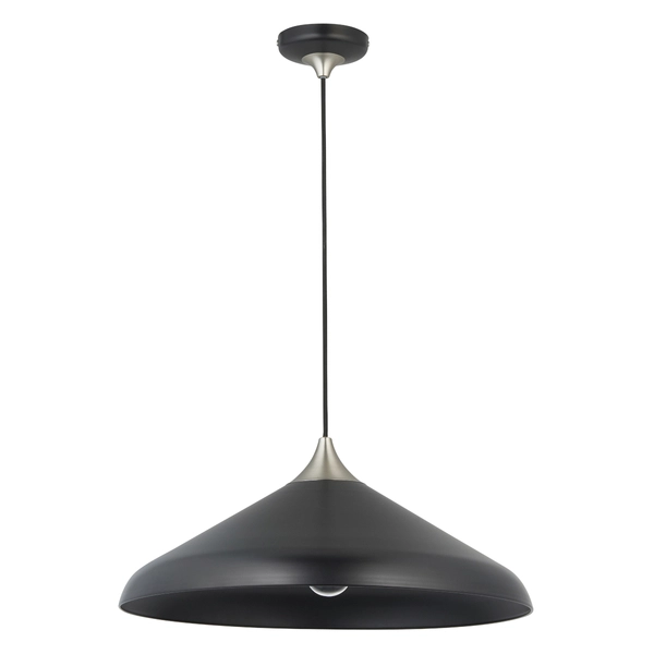 Okrągła lampa wisząca L&-196560 Light& do kuchni czarna nikiel