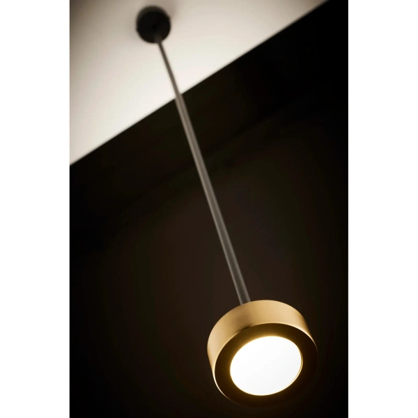 Lampa wisząca złota czarna BAR regulowana 1xGx53 reflektorek 41645