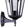 Elewacyjna LAMPA ścienna Lozana K-5006A up Kaja klasyczna OPRAWA metalowa KINKIET zewnętrzny outdoor IP44 czarny