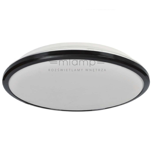 Plafon LAMPA sufitowa TERMA ML6404 Milagro metalowa OPRAWA okrągła LED 28W 4000K do łazienki IP44 czarna