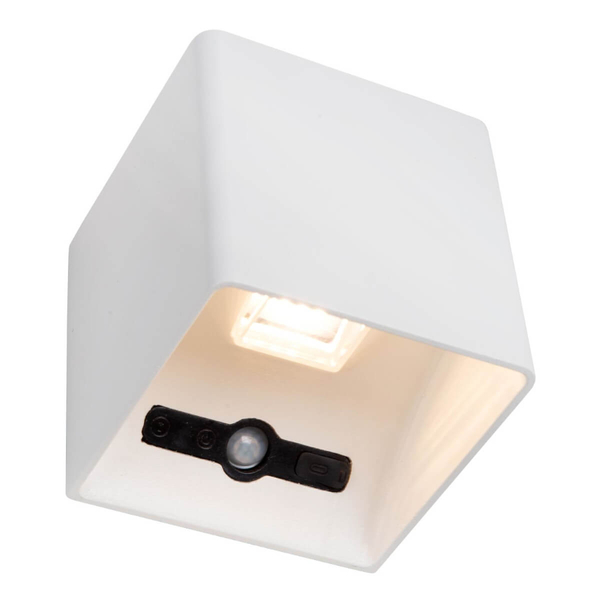 Elewacyjna lampa ścienna Vertigo 27250/06/31 kostka IP54 LED 6W 2700K biały