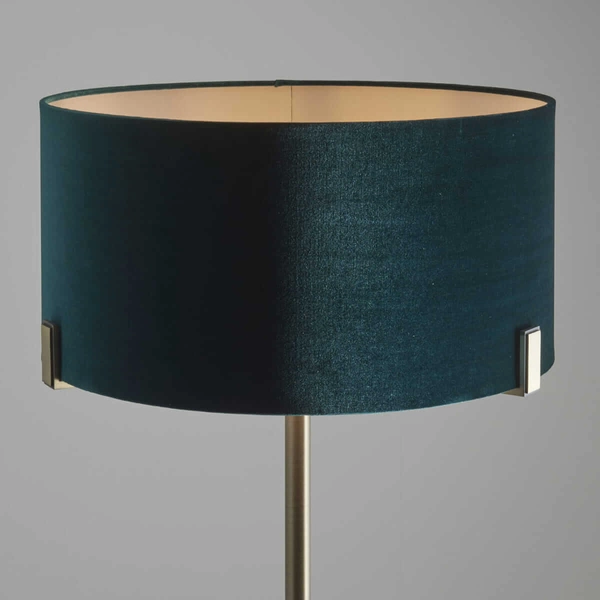 Salonowa lampa podłogowa Hayfield 95838 Endon zielona mosiądz